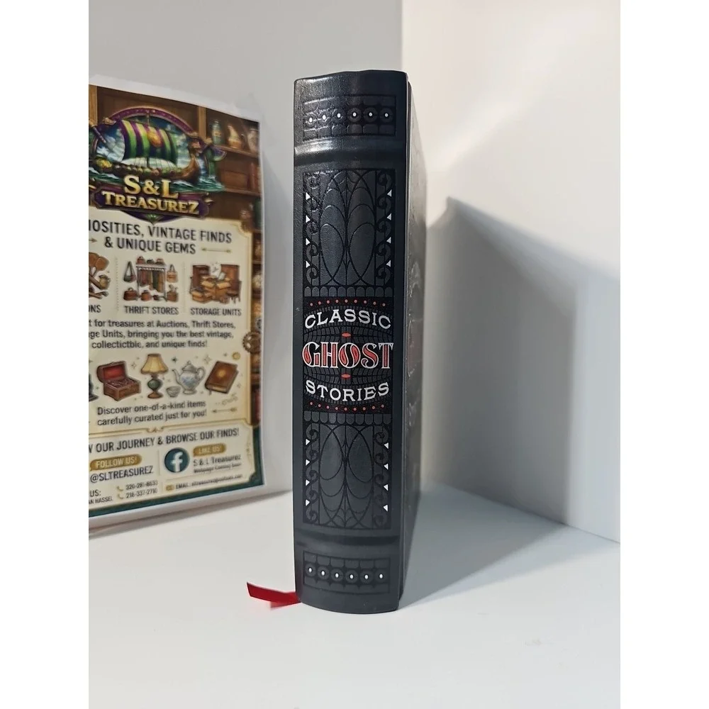 Classic Ghost Stories, Barnes & Noble, 2017, Bonded Leather, LNC, Silver Gilded